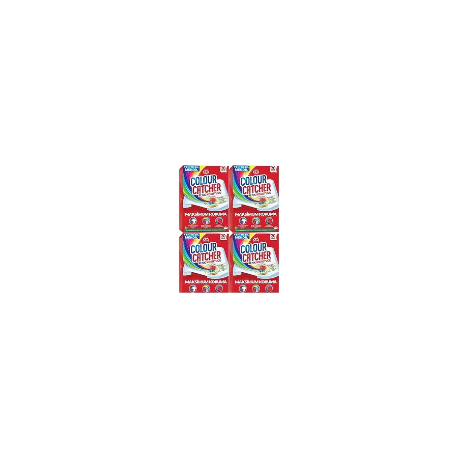 K2R Colour Catcher Renk Koruyucu Mendil 80 Li Ekonomik Pk (4PKx20)