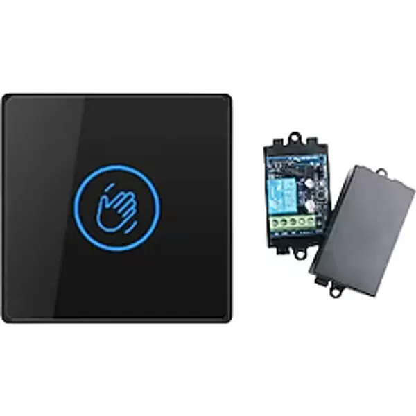 K83 Siyah Wireless Otomatik Kapı Temassız El Sensörü