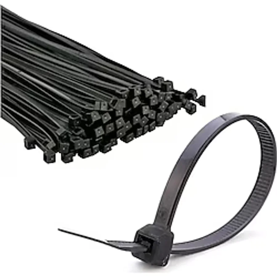 Kablo Bağı Plastik Cırt Kelepçe 4.8X200 Mm 20Cm Siyah 100 Adet
