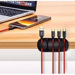 Kablo Kanalı 5 Kanallı Tutucu - 3 Adet