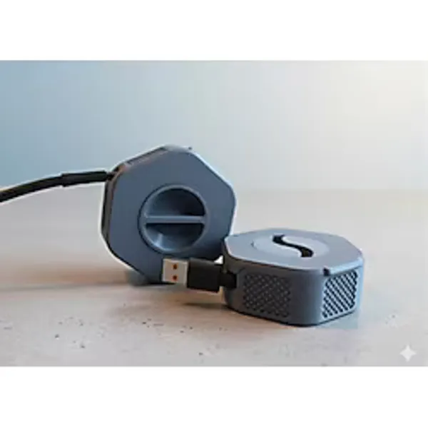 Kablo Makarası Kablo Toplayıcı Şarj Kablo Makarası Taşınabilir Kablo Düzenleyici Telefon Kablosu Sarma Mekanizması Dayanıklı 3D Baskı (Gri)