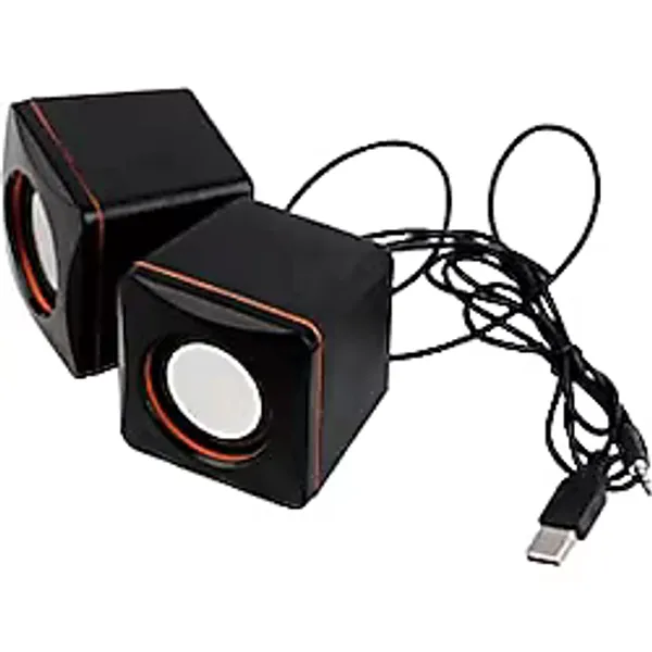 Kablolu aux usb Mini Multimedia Hoparlör Aux Girişli Usb Kablolu PC Laptop Speaker Ses Sistemi 1+1
