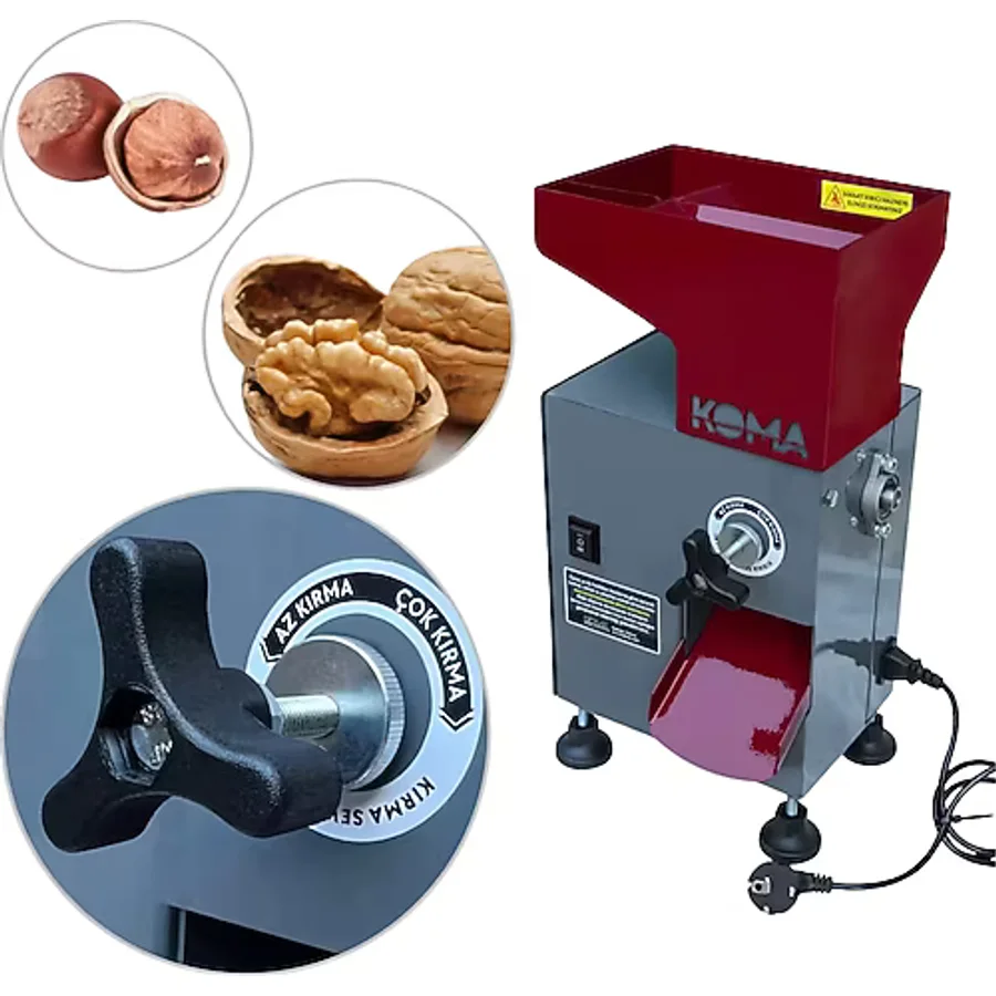 Kadıoğlu Koma Ckk40 Kırmatik 220v Ceviz Ve Fındık Kırma Makinesi Kırmızı