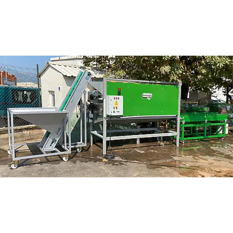 Kadıoğlu Magnum 3 Metre Çift Tamburlu Fırçalı Yatay Ceviz Soyma Makinesi