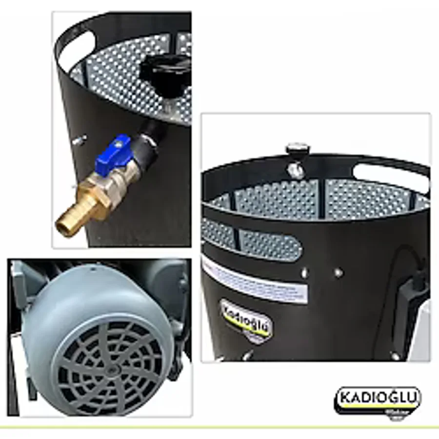 Kadıoğlu Rendeli Ceviz Soyma Makinesi Pratiko 40 Litre - 20