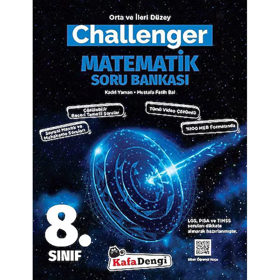 Kafa Dengi Yayınları 8. Sınıf LGS Matematik Challenger Soru Bankası