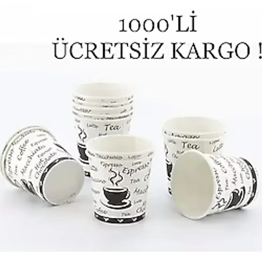 KAĞIT BARDAK KARTON BARDAK 6 OZ 1000'Lİ ÜCRETSİZ KARGO !