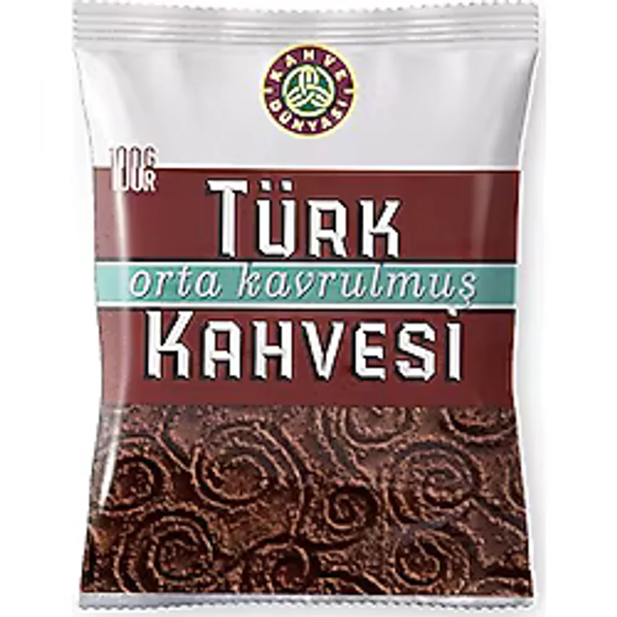 KAHVE DUNYASI Dünyası Orta Kavrulmuş Türk si 100gr