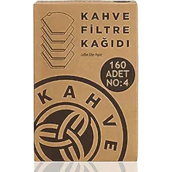 Kahve Dünyası Filtre Kahve Kağıdı No:4, 80'li, 2 Adet