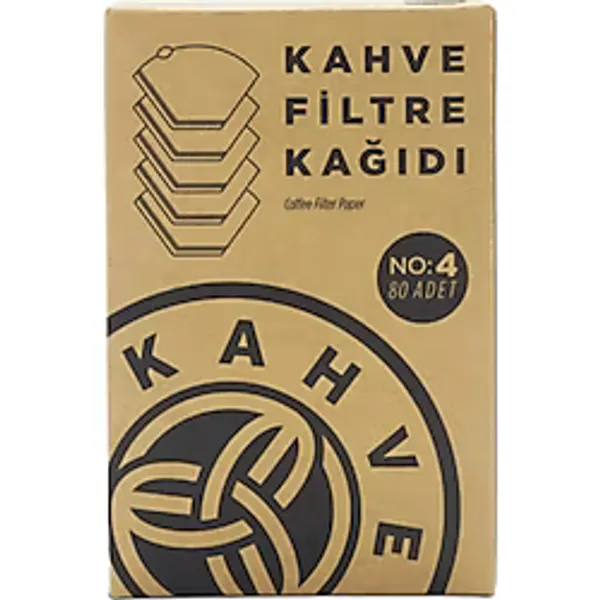 Kahve Dünyası Filtre Kahve Kağıdı No:4 80'li 2 Paket