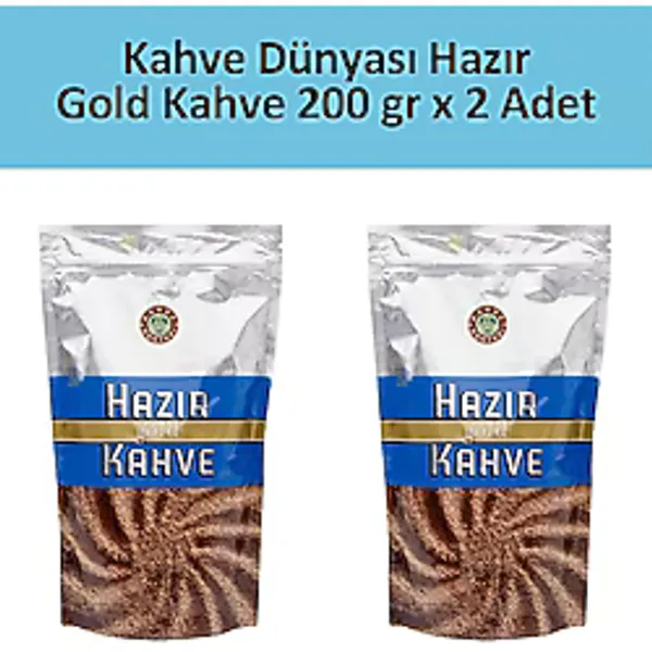 Kahve Dünyası Kahve Dünyası Gold Hazır Kahve 200 gr x 2 Adet