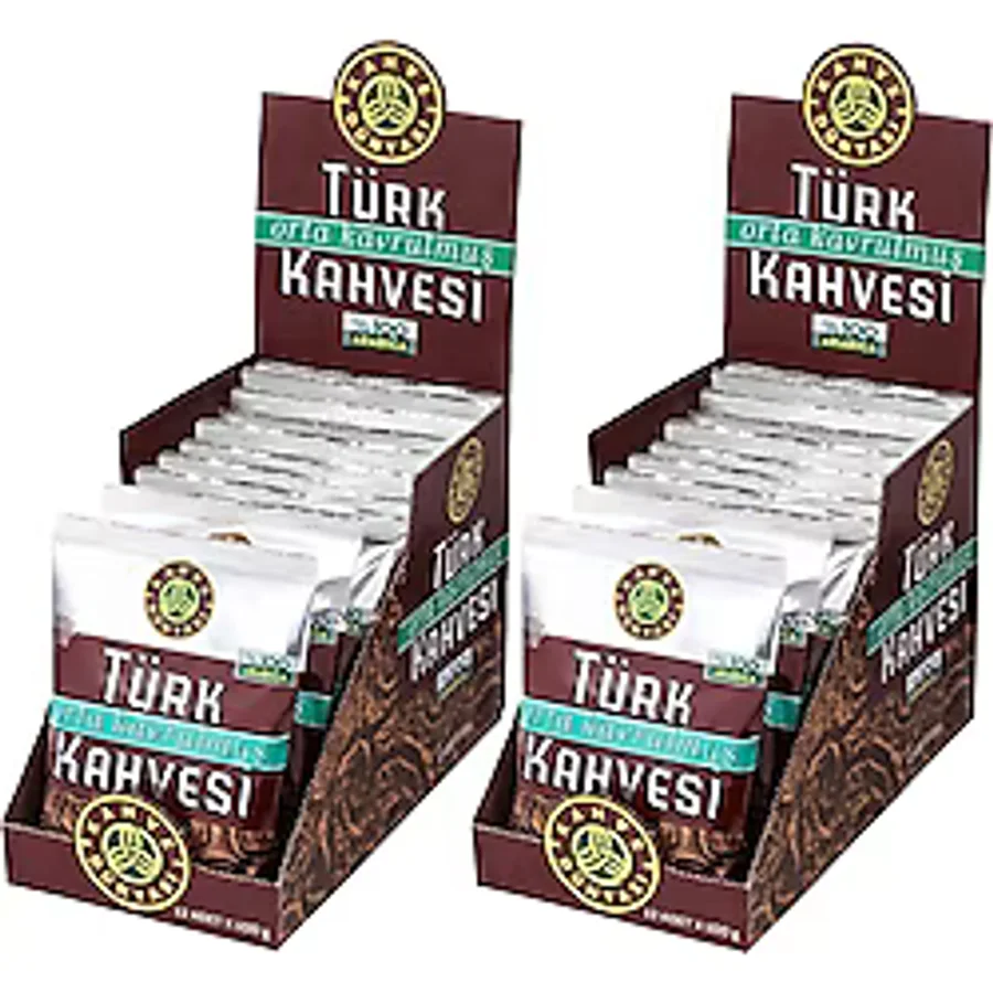 Kahve Dünyası Orta Kavrulmuş Türk Kahvesi 100GR (24 Lü Set) (2 Kutu)