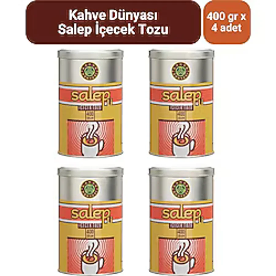 Kahve Dünyası Salep 400 Gr X 4 Adet