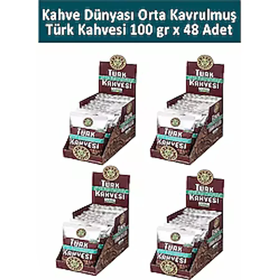 Kahve Dünyası Türk Kahvesi 100 Gr x 48 Adet