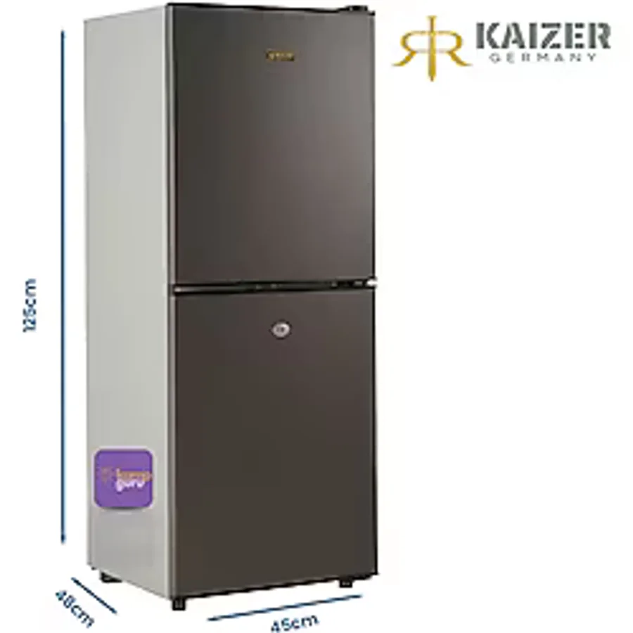 KAiZER Germany 140 Litre Buzdolabı ALTTAN BUZLUK -SİYAH 12 volt / 24 volt