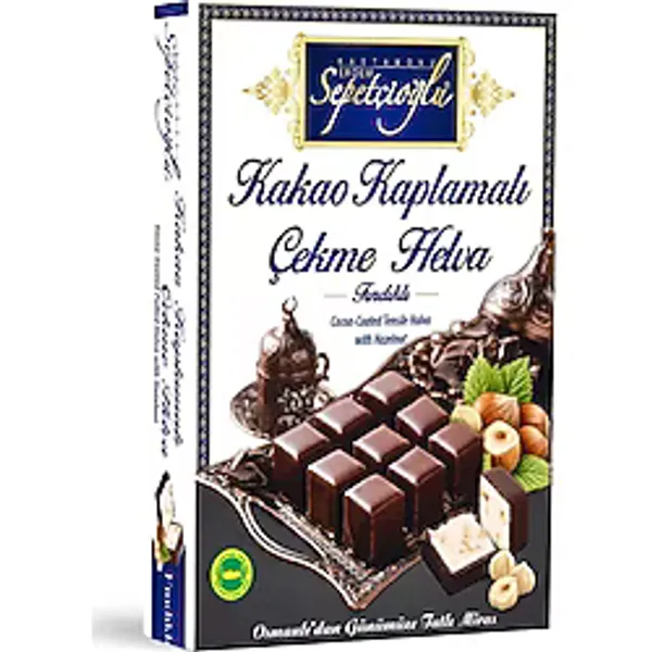 Kakao Kaplamalı Fındıklı Çekme Helva 160G