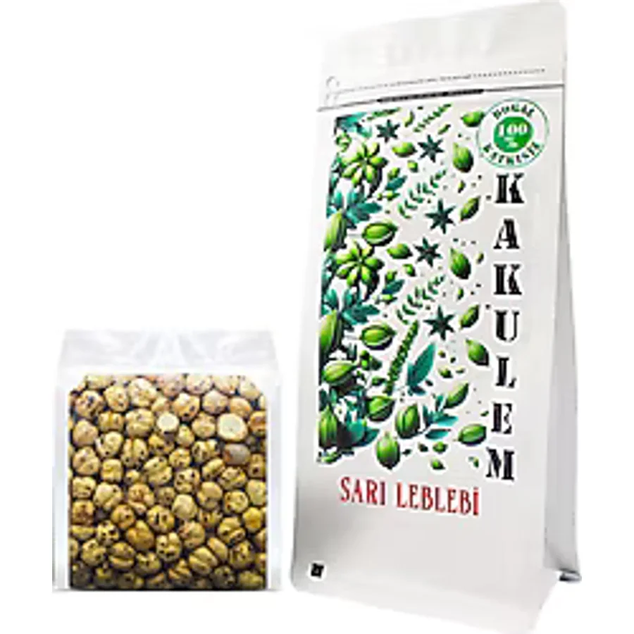 Kakulem Çifte Kavrulmuş Çorum Sarı Leblebi 1 kg