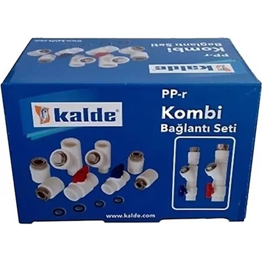 Kalde Kombi Bağlantı Seti (Dirsekli)