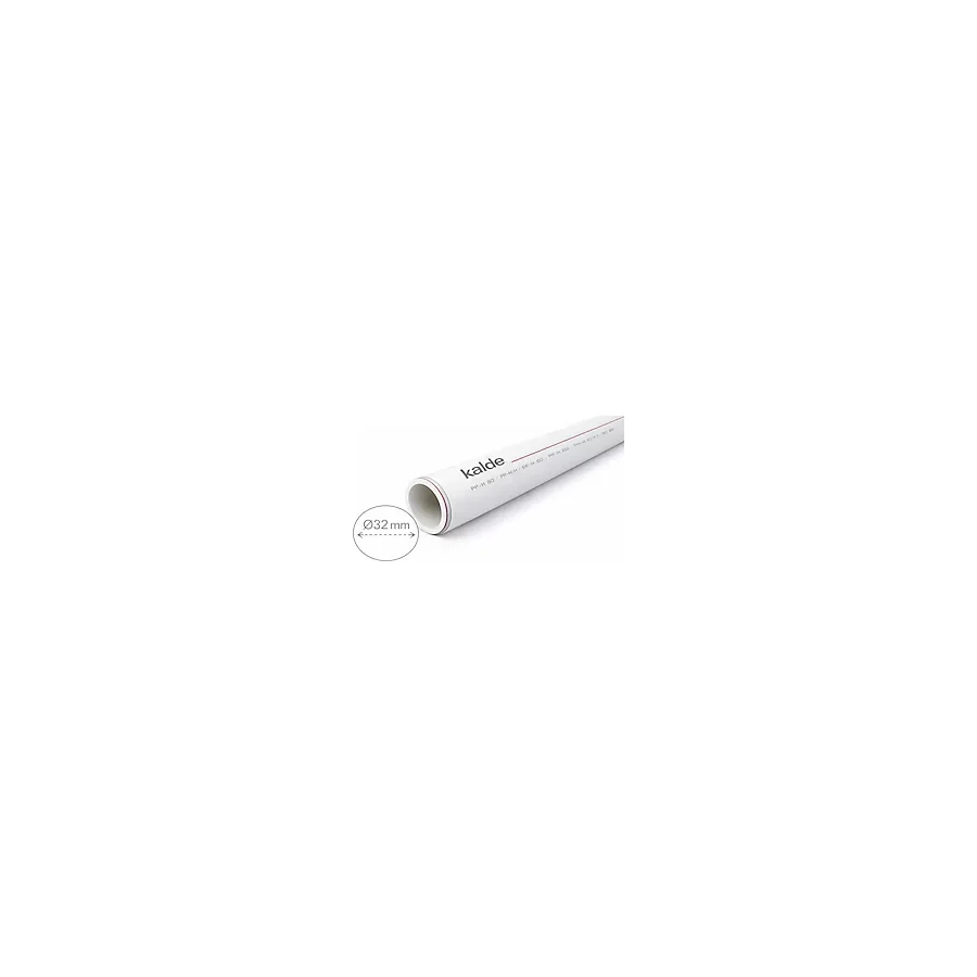 Kalde PPRC Kompozit Boru Profesyonel Temiz Su Borusu 32 mm 4 Metre