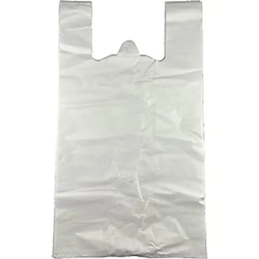 Kalın Beyaz Poşet Battal Boy Hışır Atlet Poşet Market Manav Poşeti Çöp Poşeti 1 KG