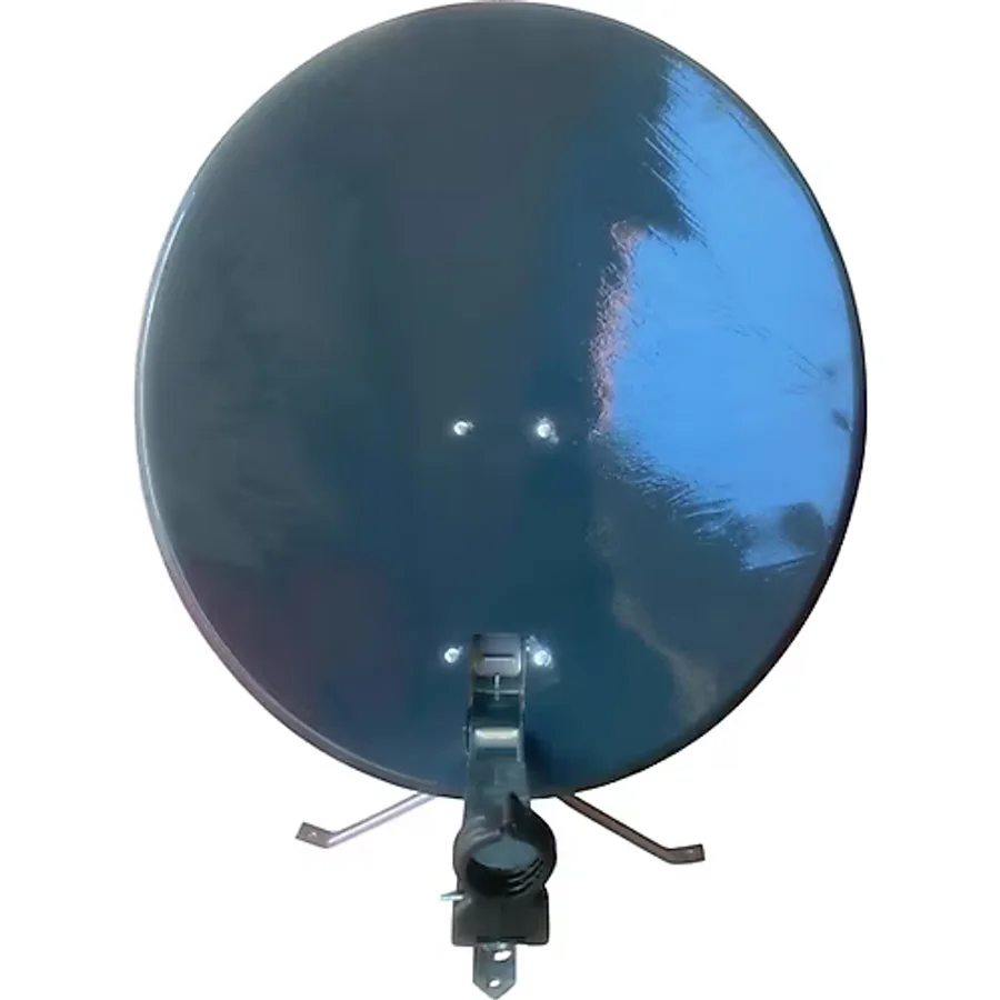 Kalın Saclı Siyah 80 Cm Uydu Çanak Anteni