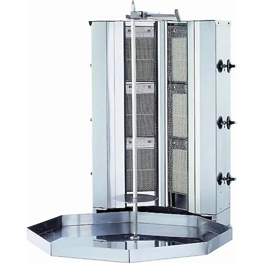 Kalitegaz KLG143-V 3+3 Radyanlı Gazlı Döner Makinesi