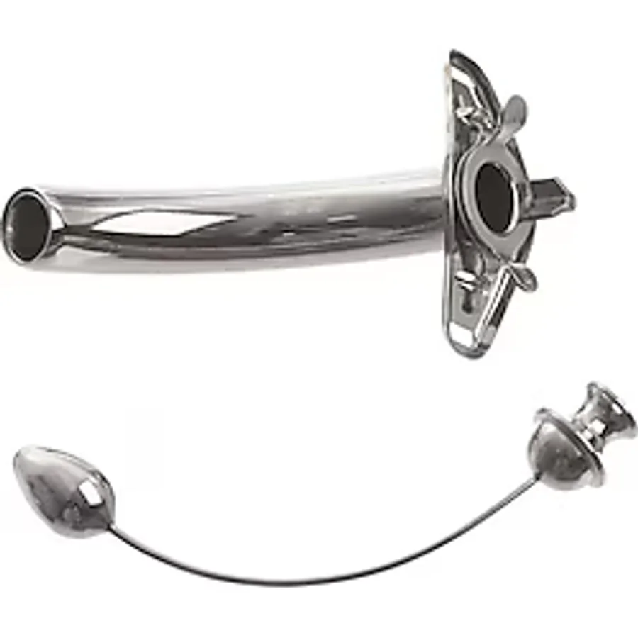 Kaliteli Medikal Gümüş Trakeostomi Kanülü Sesan 4/8mm - 1
