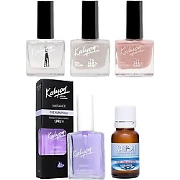 Kalyon French Set+Oje Kurutucu Sprey 17Ml+Oje Çözücü