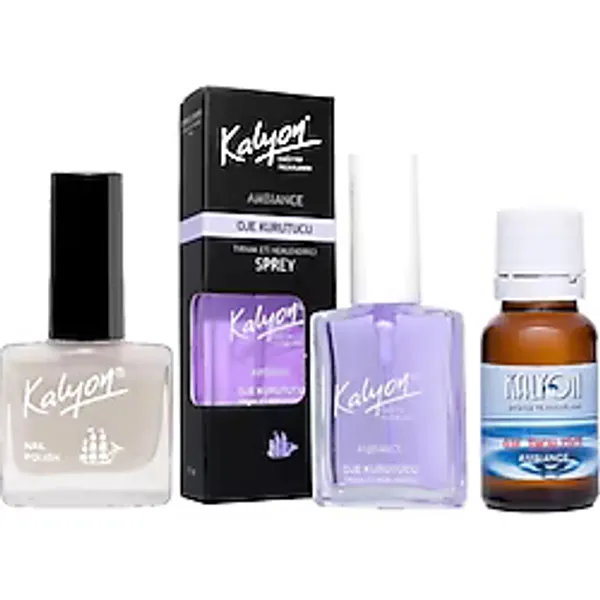 Kalyon Oje 201 + Oje Kurutucu Sprey 17 Ml + Oje Çözücü