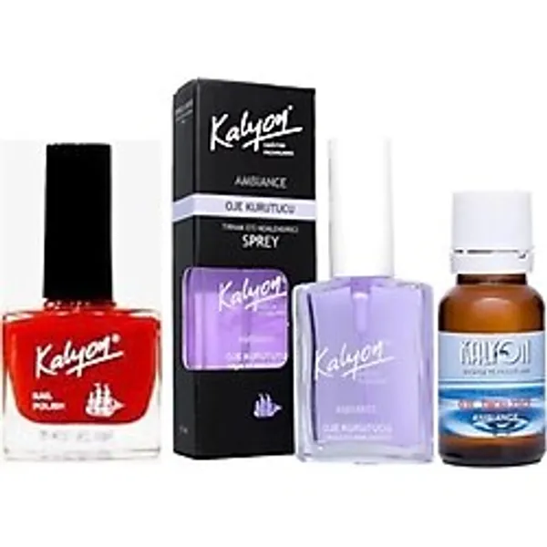 Kalyon Oje 234 + Oje Kurutucu Sprey 17 Ml + Oje Çözücü