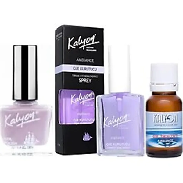 Kalyon Oje 301 + Oje Kurutucu Sprey 17 Ml + Oje Çözücü