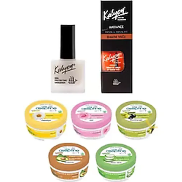 Kalyon Tırnak Sertleştirici+tırnak Bakım Yağı+cire Aseptine Krem 30ml 5 Adet Karma