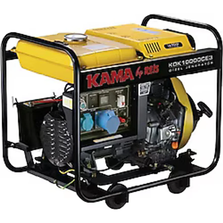 Kama KDK10000CE3 9.4 kVA İpli/Marşlı Dizel Jeneratör