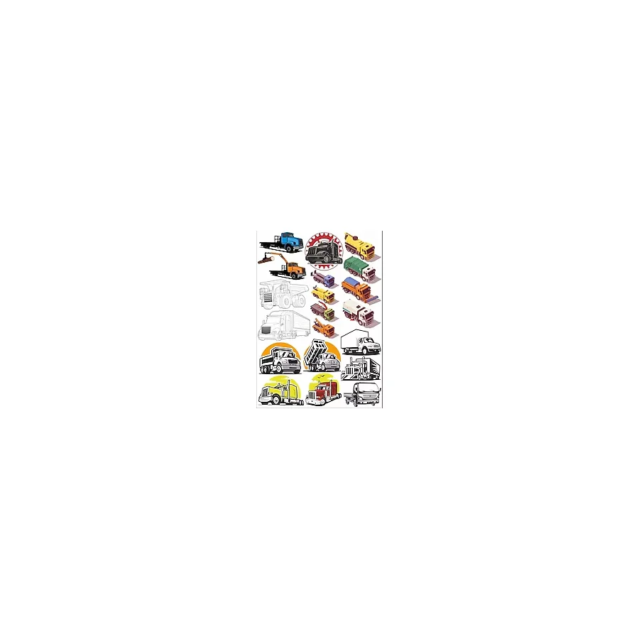 Kamyonlar Sticker Set