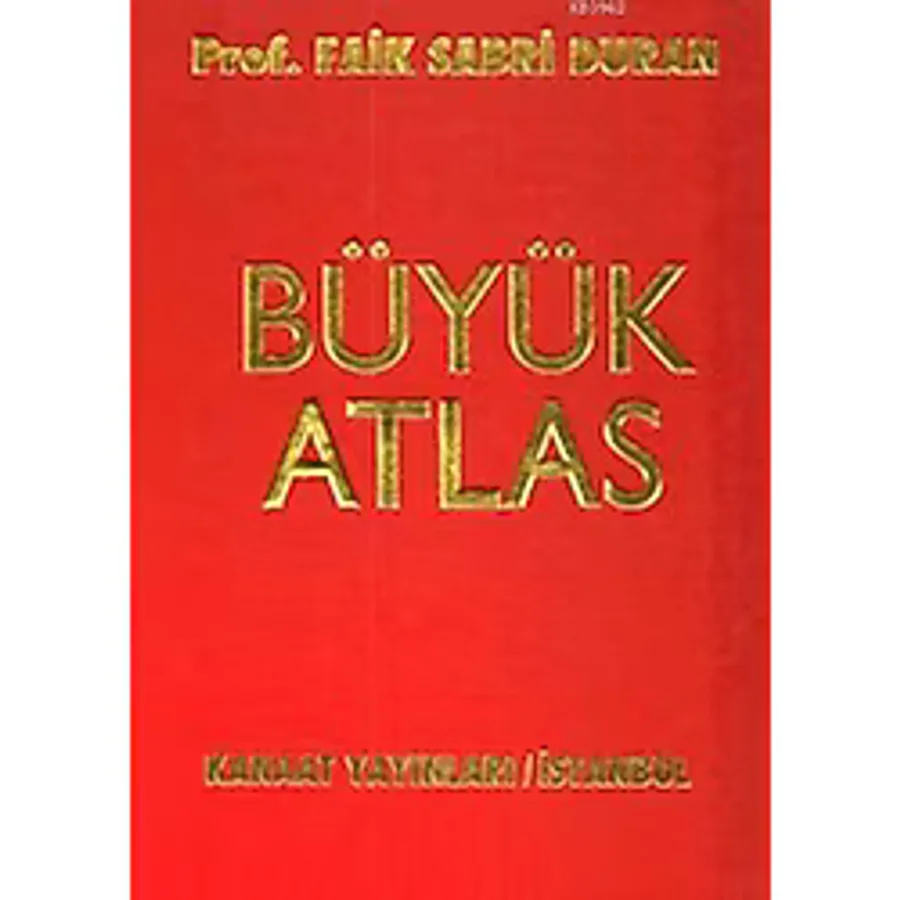 Kanaat Golden Büyük Atlas - Faik Sabri Duran - Kanaat Yayınları