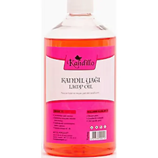 Kandillo Gaz Lambası Gazı Pembe Kandil Yağı Kokusuz Dumansız 750 Ml.