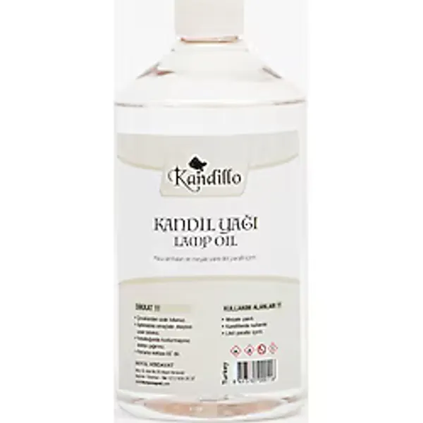 Kandillo Gaz Lambası Gazı Şeffaf Kandil Yağı Kokusuz Dumansız 750 Ml.