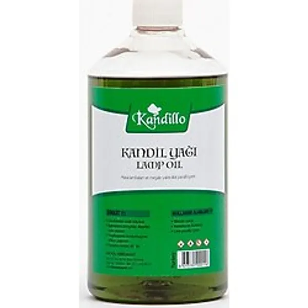 Kandillo Gaz Lambası Gazı Yeşil Kandil Yağı Kokusuz Dumansız 750 Ml.