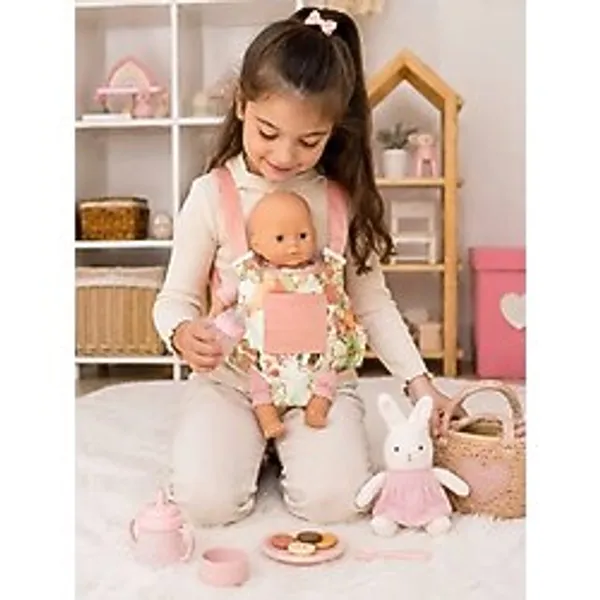 Kangulove Oyuncak Bebek Kanguru / 3-7 Yaş Bebek Taşıma Aksesuarı - Füme