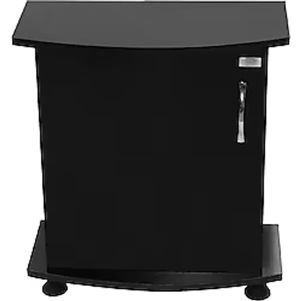 Kanki Pet 65 Cm MDF Bombeli Akvaryum Sehpası Siyah 65 x30x67 Cm