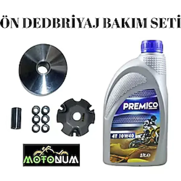 Kanuni Trodon Sx 50 Yarım Ön Varyatör Yağlı Bakım seti Premico 10w40 M2116