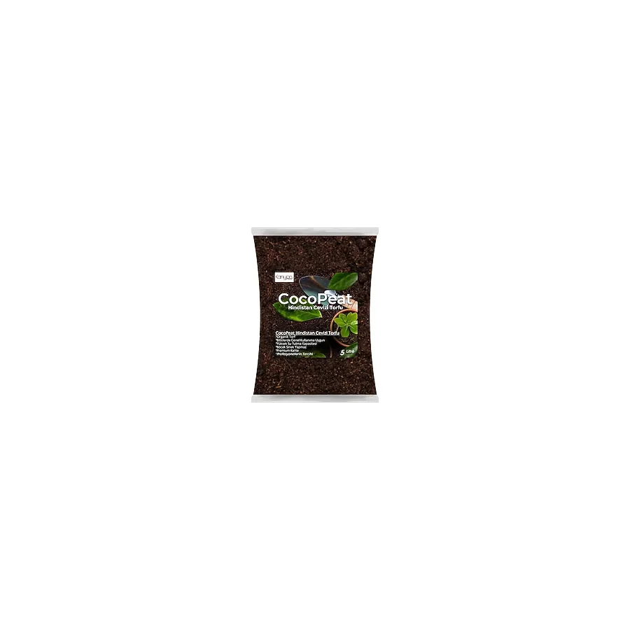 KanyonMarket %100 Doğal Torf - Cocopeat Hindistan Cevizi Lifi - Doğal Bitki Toprağı 5ltcocopeat