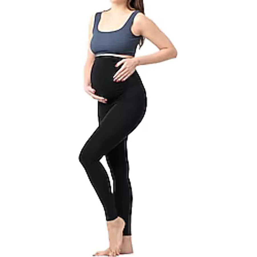 Kanz Seamless Yüksek Bel Hamile Tayt SİYAH L-XL