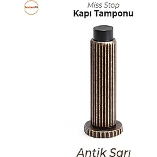 Kapı Stoperi Tamponu Eskitme Antik Vidalı Metal Tutacağı Tutucu Kapı Arkası Duvar Kolu Stopu Takozu