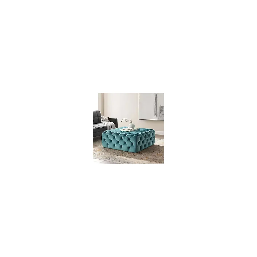 Kapitoneli Kare Puf/Bench/Orta Sehpa 80x80 Cm Yükseklik 40 Cm