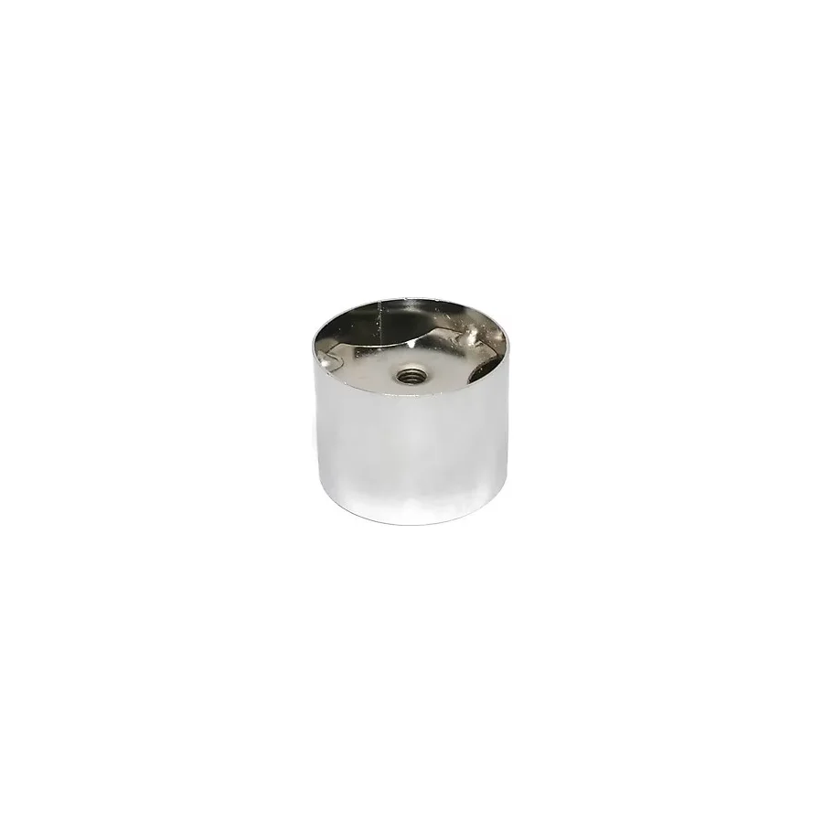 Kapsan Metal Raf Bağlantı Ayağı Parçası Krom Ø:60Mm H:5Cm