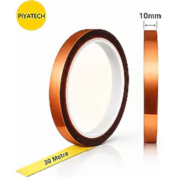 Kapton Yanmaz Bant Yüksek Isıya Dayanıklı Isı Bandı 10 mm X 30 Metre