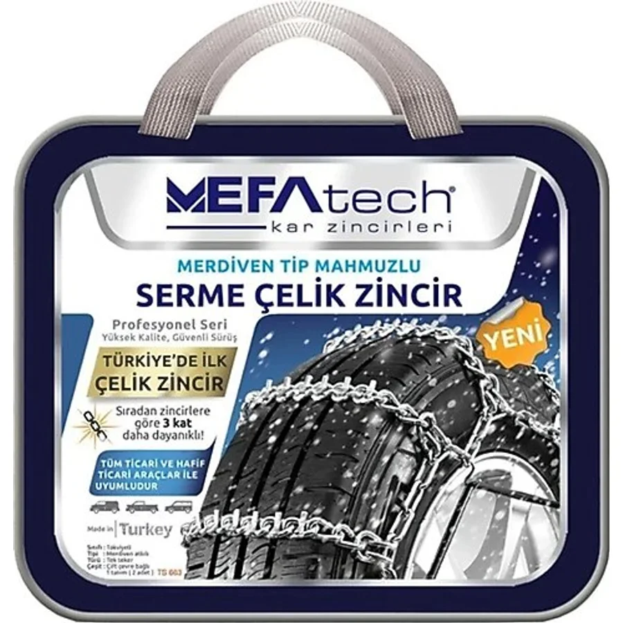 Kar Lastik Zinciri Serme Tipi 120 Numara (155X13)