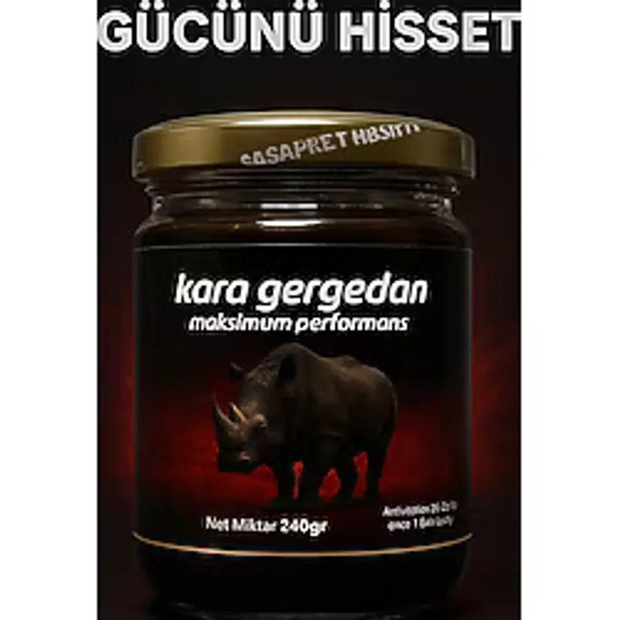 Kara Gergedan Performans Macun 240 gr