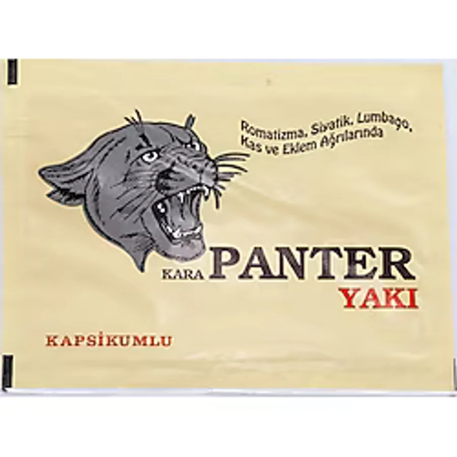Kara Panter Delikli Yakı Bandı Tekli